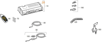 Pokrywa obudowy do pomocy manewrowej GO2, czarna