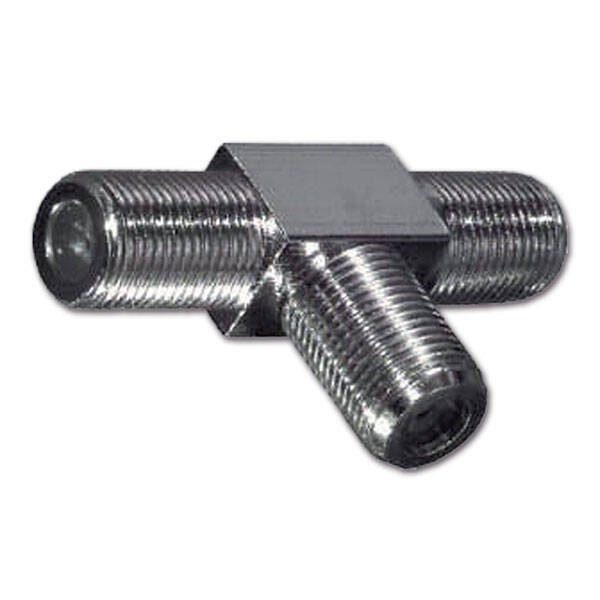 Adapter z gniazda F na podwójne gniazdo F