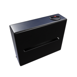 Prostokątny pionowy pojemnik do kampera 400 l UHPLAST czarny