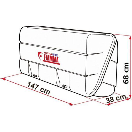 Skrzynia bagażowa Fiamma Ultra Box, 360 litrów