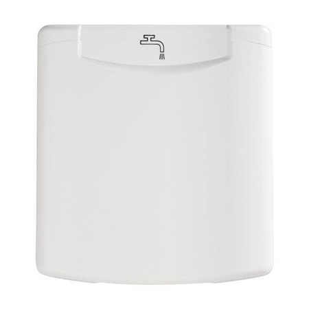 Gniazdo wlewu wody na ścianę boczną FAWO białe