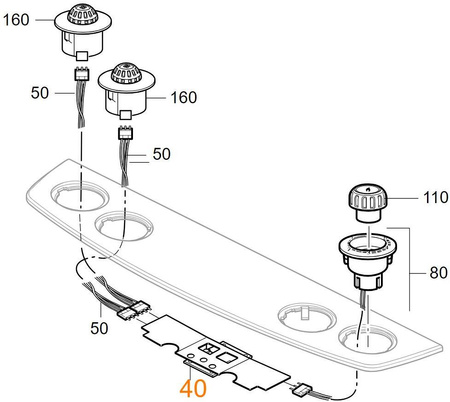 Sensor for S radiators, complete