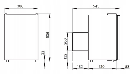 DOMETIC - Lodówka 39L COOLMATIC CRP 40