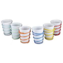 Spiral glass holder - 6 pieces