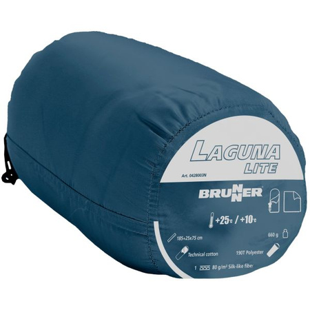 Brunner śpiwór letni ultralekki Laguna Lite 210x75 cm camping kołdra