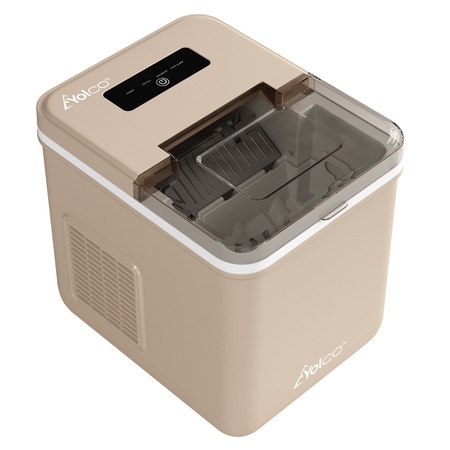 Yolco kostkarka do lodu ICM1 12/24 V i 120-240 V, 10 kg/dobę, piaskowa