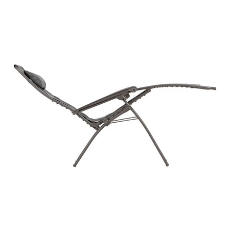 Fotel rozkładany RSXA Clip czarny 140kg 76cm oparcie