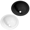 Recessed Sink Round, 290 mm, black