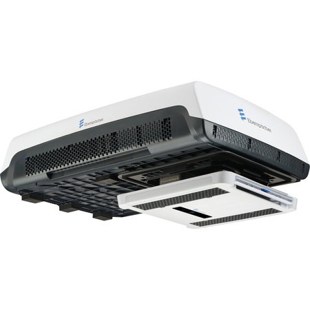 Eberspächer Breezonic Performance HP roof air conditioner - 2500 W cooling, 2400 W heating, R32, 230 V, 40 x 40 cm cut-out