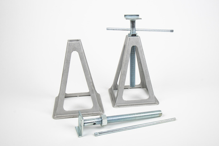 Podpory podnośnikowe/podpory przyczepy kempingowej Carbest aluminiowe, 2 sztuki