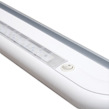 ExtraVENT 70 Evo white – 70 × 50 cm rooflight with blind, fly screen and LED