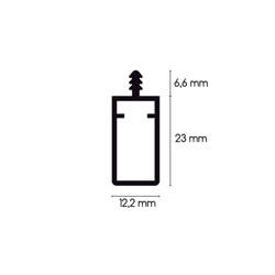 Opal x milled LED holder profile