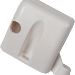 Wspornik z dodatkowym mocowaniem, lewy, do rolet Remiflair, jasnoszary