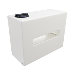 Prostokątny pionowy pojemnik do kampera 150 l UHPLAST biały