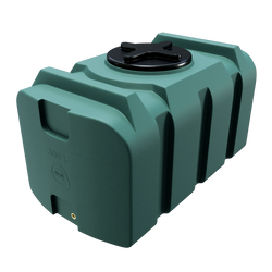 Prostokątny pojemnik 300 l UHPLAST zielony