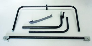 Clothes drying rack for motorhomes 63 x 35 cm