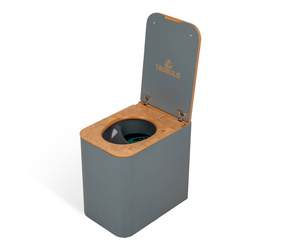 Stationary composting indoor toilets TROBOLO SilvaBlœm (grey)