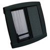 MPK Okno dachowe VisionStar M 40 x 40 cm czarna rama z roletą i moskitierą - dach 25-60 mm