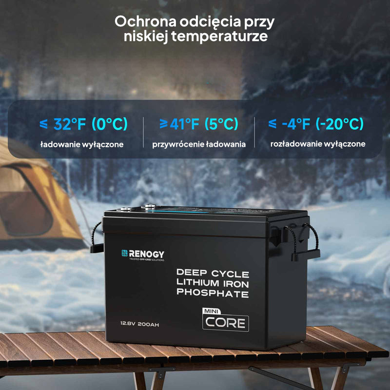 Akumulator Renogy Core Mini 12V 200Ah LiFePO4 - widok