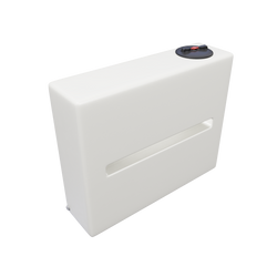 Prostokątny pionowy pojemnik do kampera 400 l UHPLAST biały