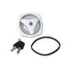 External handle 1033 white with keys