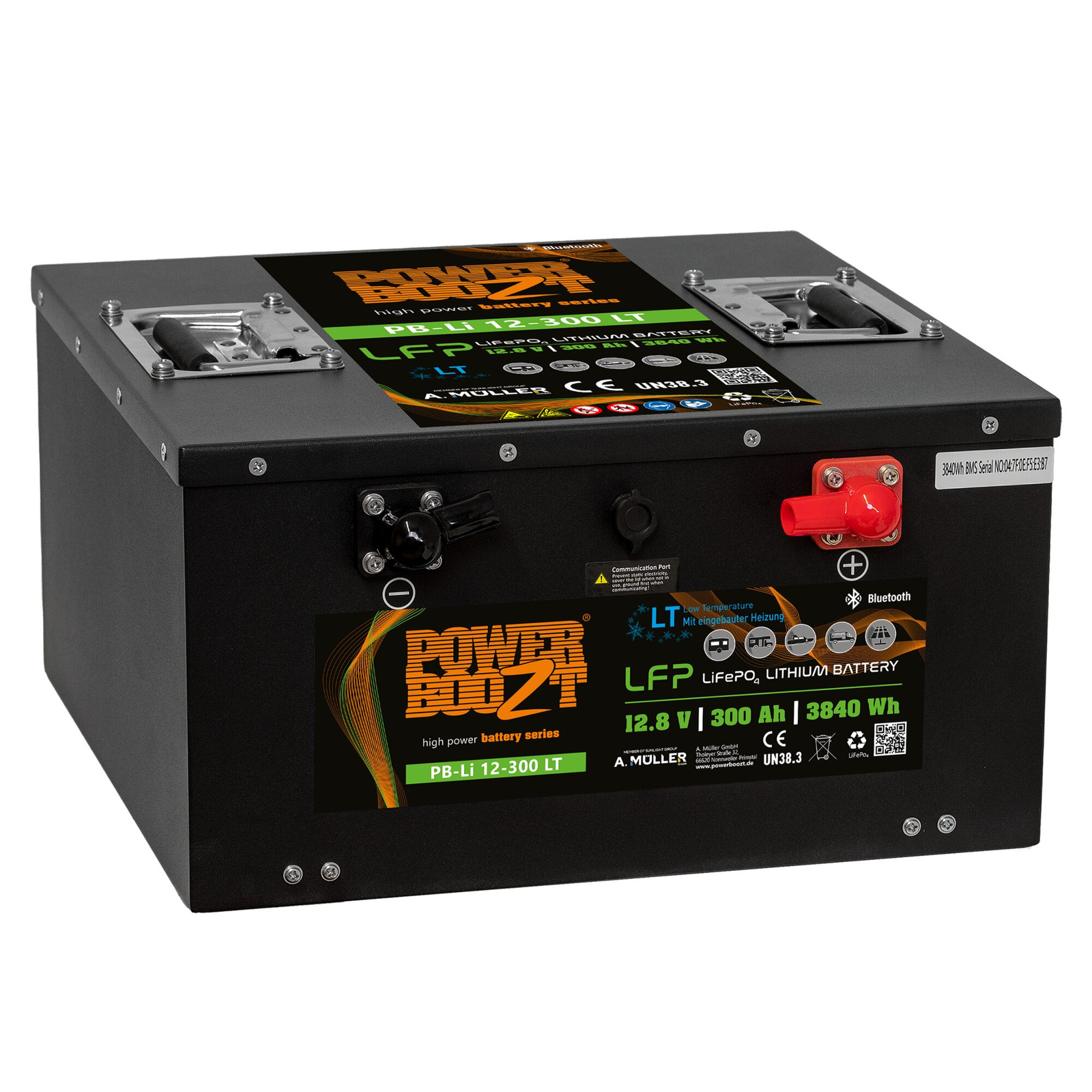 Akumulator litowo-jonowy LiFePO4 Powerboozt 300Ah