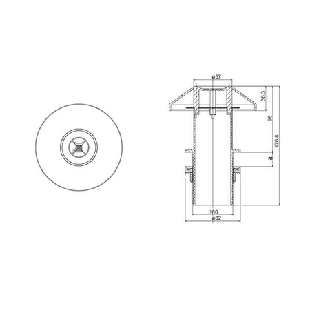 Thermoplastic chimney Ø 60 mm - Zadi