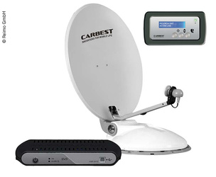 Automatyczny system satelitarny Carbest Travelsat 80 Twin Plus
