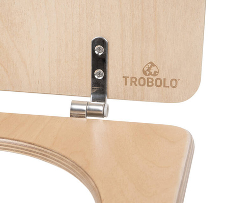 TROBOLO separator moczu szary z drewnianą deską sedesową - wkład do toalety kompostującej DIY