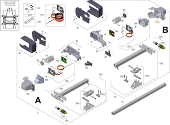 Engine cover B for Mover XT2/XT4/XT/XT L