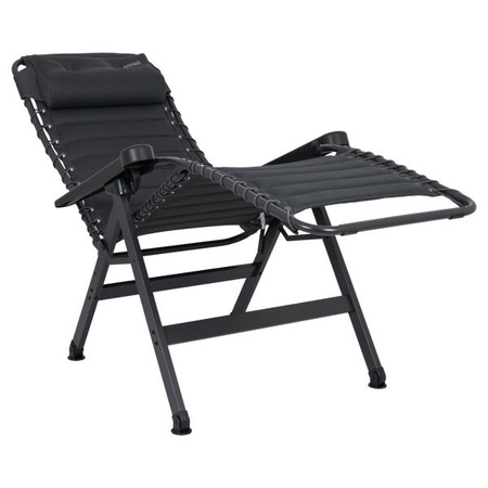 Leżak regulowany Crespo Air-Select składany ergonomiczny szary