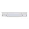 White aluminium hinge 355 mm 4 holes
