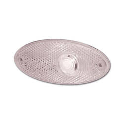 Hella oval front marker light white 2PG 964 295-011, 12 V