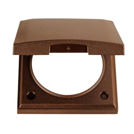 Pokrywa gniazda Berker brązowa na zawiasach