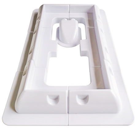 Solar Panel Mounting Brackets (7pcs) WHITE For RV Boat Caravan