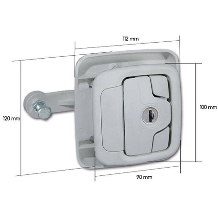 OPERA compression lock with keys