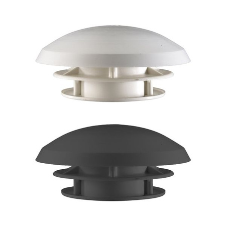 Wywietrznik dachowy Knorz czarny z przyłączem 60 mm