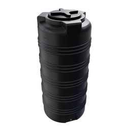 Cylindryczny pionowy pojemnik 505 l UHPLAST czarny