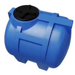 Pojemnik na płyny z niskim środkiem ciężkości 150 l UHPLAST niebieski