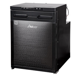 Yolco KL50D built-in compressor fridge 44 l - dual-zone with freezer, 12/24 V, Bluetooth, for motorhomes