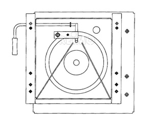 FASP swivel seat base for Mercedes Vito from 2004, driver's side, for original seat