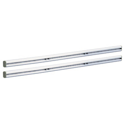 EuroCarry Zestaw szyn montażowych 75cm Srebrny Aluminium