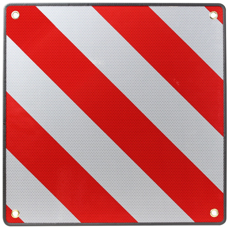 EAL 2-in-1 Warning Sign made of Aluminum, Red-White, 50x50 cm