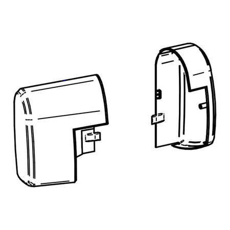 End Caps (Motor) TO 5200 Anodised, Set Left And Right