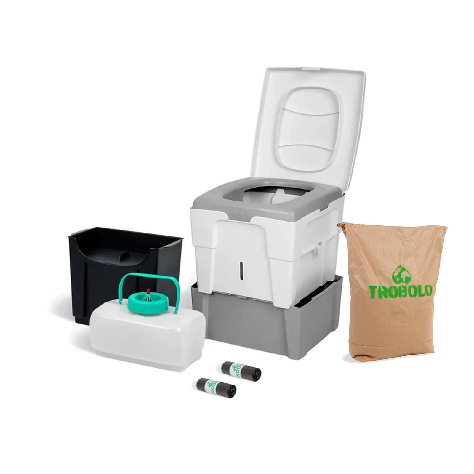 TROBOLO WandaGO starter kit – toilet, 25 l litter and bags