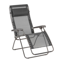 Fotel rozkładany RSXA Clip czarny 140kg 76cm oparcie