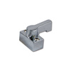 Chrome-plated 16 mm zamak stable doorstop