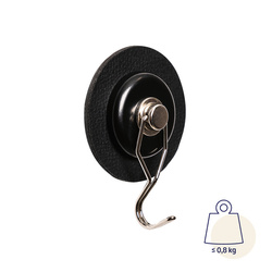 Silwy Haczyk magnetyczny THE ONE Czarny 0,8kg 4,2x4,2cm
