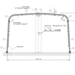 W pełni zintegrowana atrapa markizy