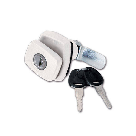 Lock 1036 white with cylinder and key